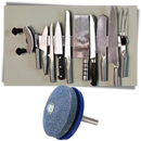 Conjunto de acessórios para equipamento elétrico externo Lieteswe com 3 peças para afiar lâminas rotativas.