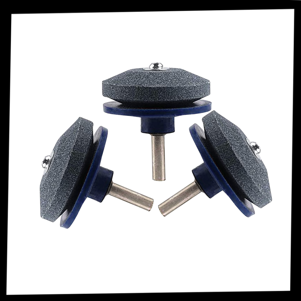 Conjunto de acessórios para equipamento elétrico externo Lieteswe com 3 peças de afiação de lâminas rotativas.
