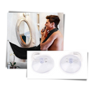 Tablier à barbe branco da Lifeshop USA Inc para proteção durante o barbear, feito de material resistente.
