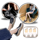 Mocassins Lacyhop com sola plataforma leve, design confortável e tecido macio, calçados femininos ideais para uso casual.