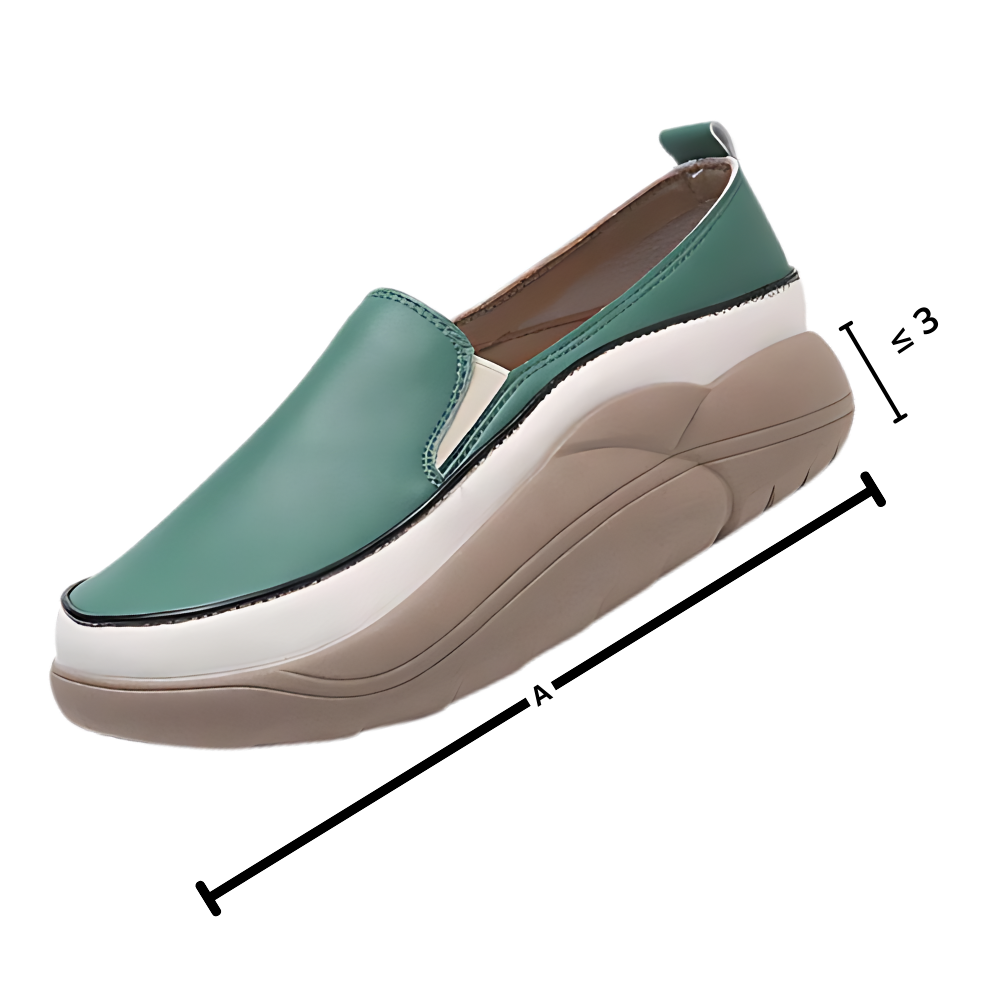 Mocassins Lacyhop com plataforma leve e macia, calçados femininos confortáveis com solado robusto e design elegante.