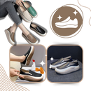 Mocassins leves e macios com plataforma na cor bege, calçados confortáveis da marca Lacyhop, visíveis com detalhes em couro.
