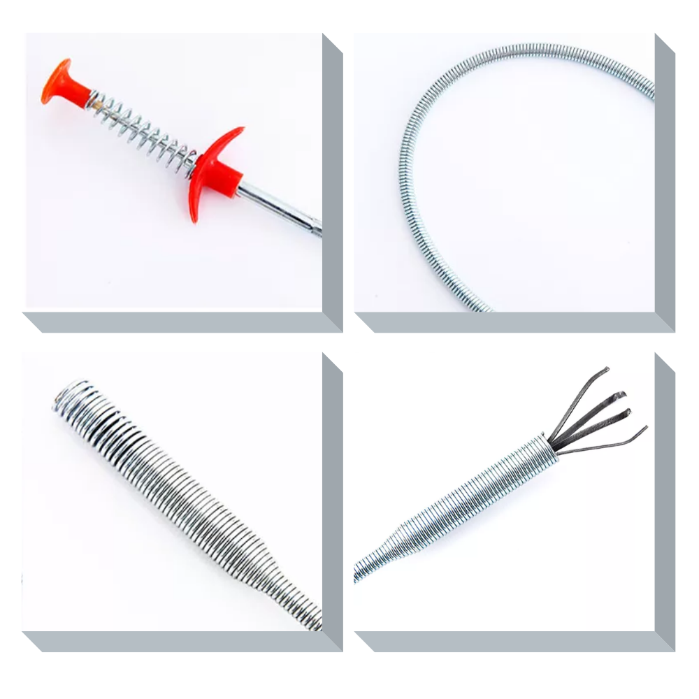 Pince de nettoyage de évier Lihua, outil de plomberie pour déboucher et nettoyer les canalisations.