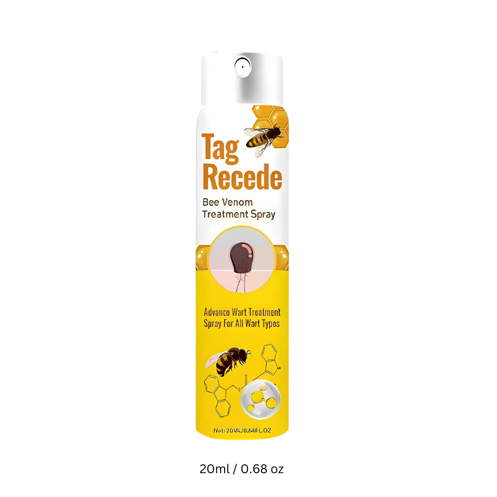Tratamento não invasivo de excrescências em produtos cosméticos da marca Lin Chow, com frascos e embalagem visíveis.