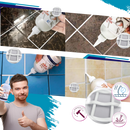 Enduit de rebouchage Liveday, impermeabilizante para juntas de argamassa e gesso, na cor cinza.