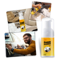Mousse limpa para carros Liveday, produto de 30ml para manutenção e decoração de veículos com fórmula suave.