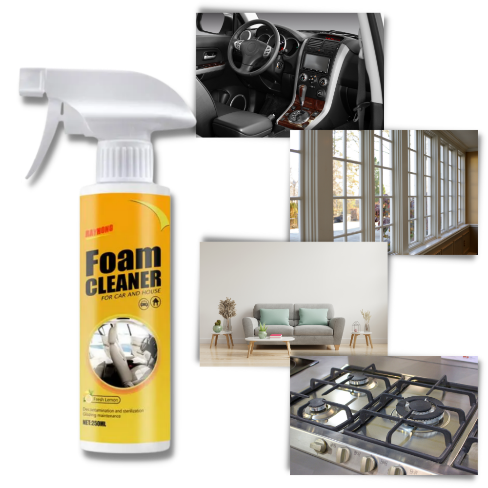 Mousse de limpeza para carros Liveday, produto de 30ml para manutenção e decoração de veículos, embalagem com frasco de 1oz.