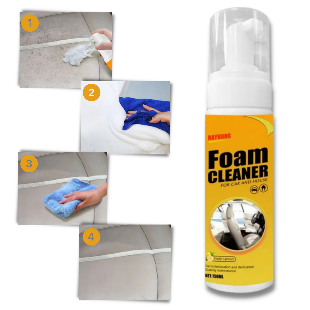 Mousse nettoyante para carros Liveday, produto de limpeza para veículos, embalagem de 30ml, ideal para manutenção e decoração.