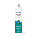Spray terapêutico da Lnkhfs para eliminação de cicatrizes, frasco com pulverizador e rótulo na embalagem de cosméticos.