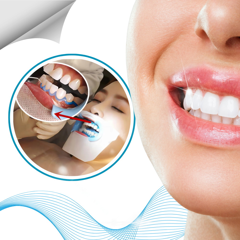 Gel de soutien Lomubue para cuidados bucais, com textura transparente e embalagem prática para saúde bucal eficaz.