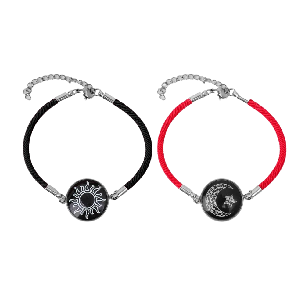 Pulseiras Luminosas para Relacionamentos à Distância da marca Totwoo, com design de pulseiras para casais conectados.