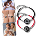 Pulseiras de relacionamento à distância Totwoo, design elegante com iluminação sensível ao toque para casais apaixonados.