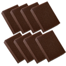 Conjunto de 4 esponjas mágicas Luckstar para limpeza doméstica, superfície lisa e eficaz na remoção de sujeira.