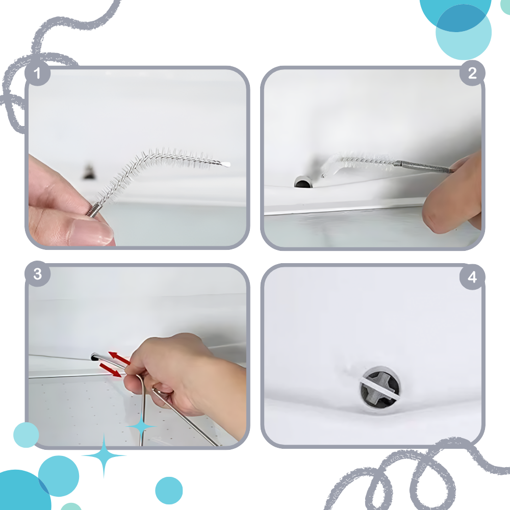 Kit de limpeza para geladeira Luerfun com acessórios para eliminar mofo e manter o eletrodoméstico higienizado.