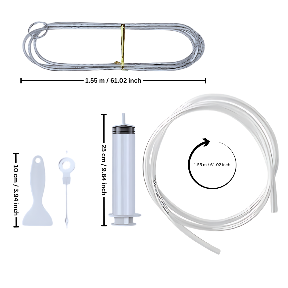 Kit de limpeza para geladeira Luerfun, acessórios para reduzir mofo e manter o interior limpo de eletrodomésticos pequenos.