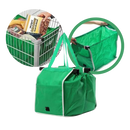 Sac à provisions réutilisable pour chariot, sac en papier ou plastique de la marque Luethbiezx, idéal pour faire ses courses.