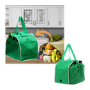 Sac à provisions réutilisable pour chariot de la marque Luethbiezx, sac plastique et en papier pour courses écologiques