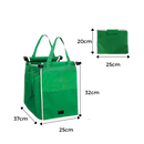 Sac à provisions réutilisable pour chariot, sac en papier ou plastique de la marque Luethbiezx, pratique et écologique.