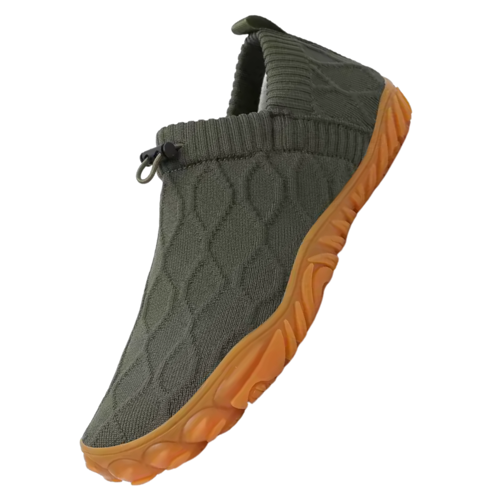 Sapatos confortáveis Luniquz Barefoot na cor verde, modelo para pés confortáveis, tamanho EU 40, UK 6,5, US 7.