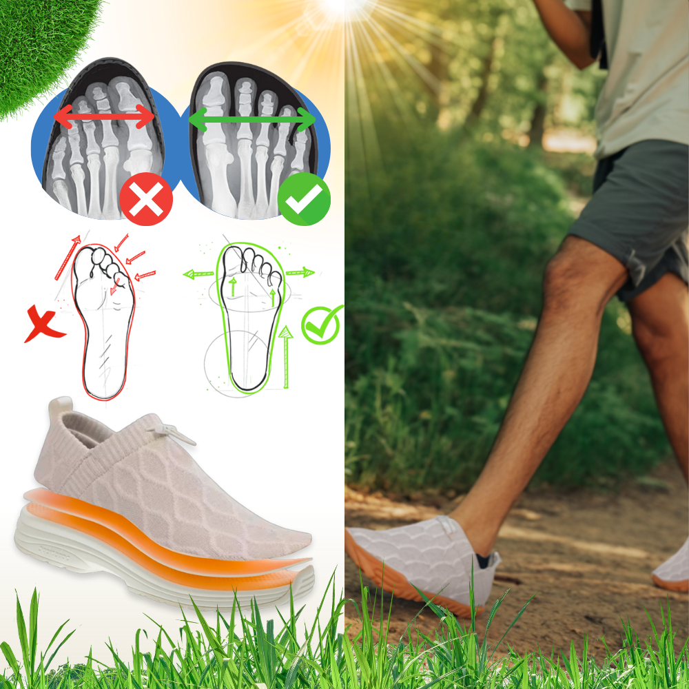 Sapatos confortáveis barefoot Luniquz verdes, tamanho EU40, estilo casual, detalhes visíveis na imagem.
