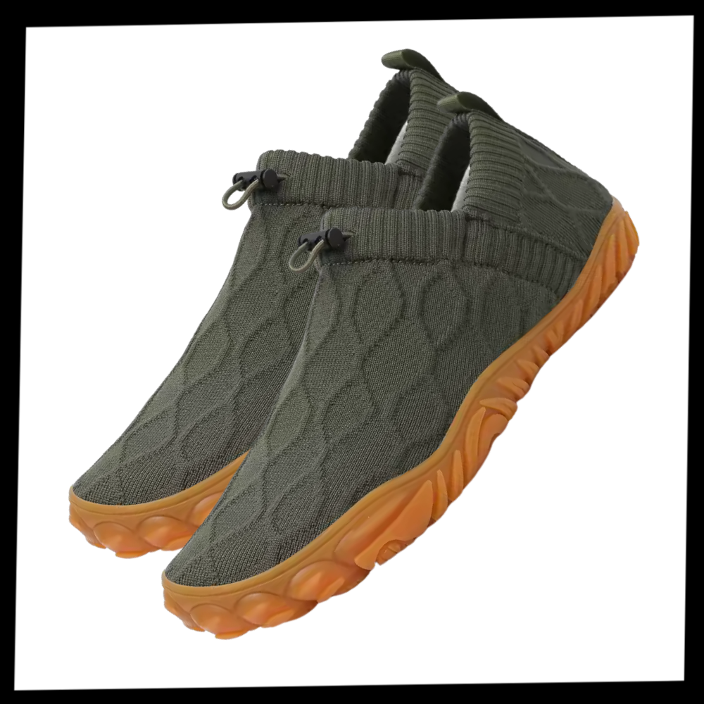 Sapatos confortáveis Barefoot Luniquz verdes, tamanho EU40, para uso diário, com sola flexível e design anatômico.