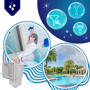 Skimmer de superfície para piscina da marca Lunx, acessório para limpeza e manutenção de piscinas e spas.