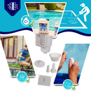 Skimmer de superfície para piscina Lunx, acessório para limpeza e manutenção de piscinas e spas.