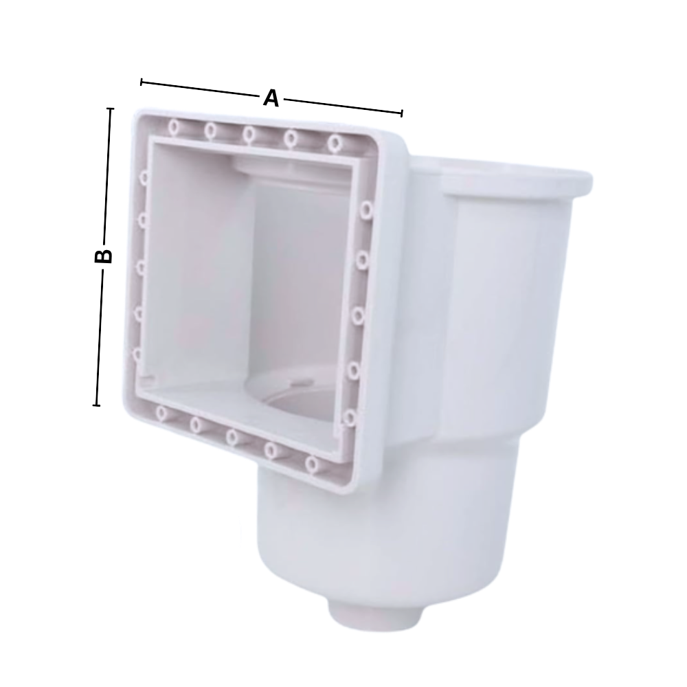 Skimmer de superfície para piscina Lunx, acessório para limpeza e manutenção de piscinas e spas.