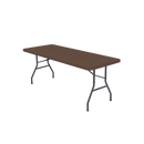 Toalha de mesa retangular em couro de cordeiro marrom da SRstrat, acabamento elegante e textura suave.