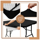 Toalha de mesa retangular em couro de cordeiro da SRstrat, elegante e de alta qualidade para decoração sofisticada.
