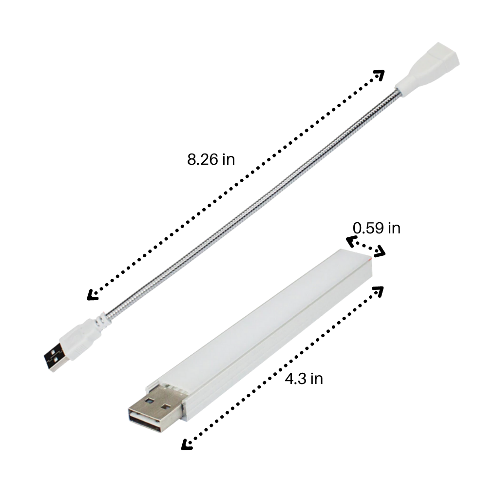 Kit de jardinagem Luxtrada com lâmpada LED USB para crescimento de plantas, incluindo luzes LED para cultivo de hortaliças e plantas.