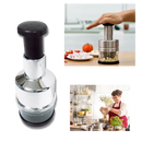 Hachoir à ail en acier inoxydável Lvoertuig, utensílio de cozinha para picar alho, com lâminas de aço resistente.