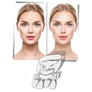 Conjunto de 16 patches de silicone anti-rugas para o rosto, da marca Lzndeal, usado para cuidados faciais anti-idade.