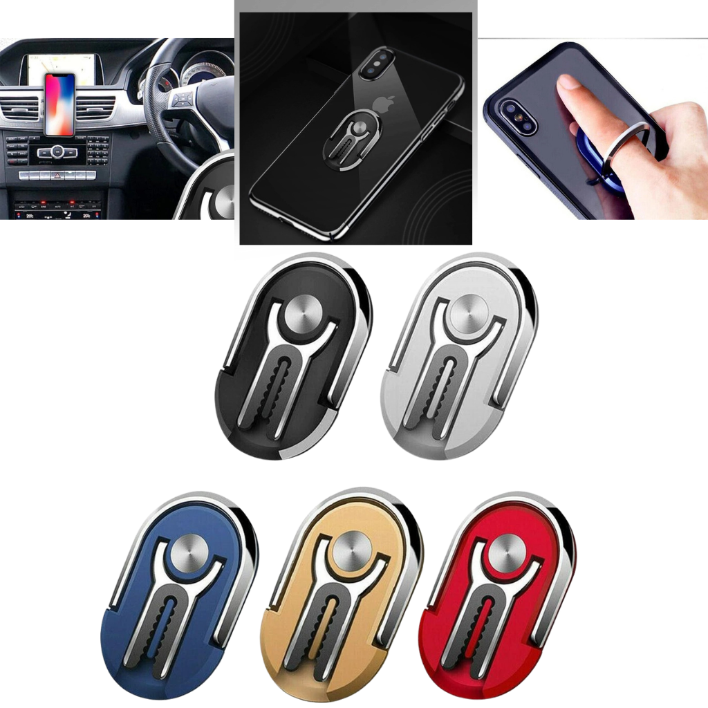 Suporte de telefone 2 em 1 sem fio Lzndeal, suporte móvel em preto para uso com smartphones e chamadas mãos livres.