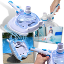 Escova aspirador para piscina Maboto, acessório para limpeza de piscinas e spas com cerdas duráveis.