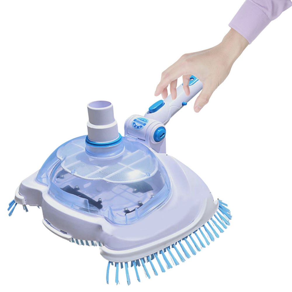 Escova aspirador para piscina Maboto, acessório para limpeza de piscinas e spas com cerdas resistentes.