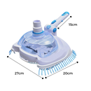 Escova aspirador para piscina Maboto, acessório para limpeza de piscinas e spas, com cerdas duráveis e design prático.
