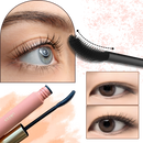 Máscara cosmética Mac de volume intenso e escultura, com fórmula em tom marrom moka, visível na imagem.