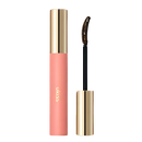 Máscara de cílios Mac Volume Intense, escurecida em tom marrom moka, com escova para alongar e dar volume aos cílios.