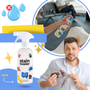 Spray de limpeza a seco anti manchas da The Hate Stains Co. para remover manchas difíceis de roupas e tecidos.