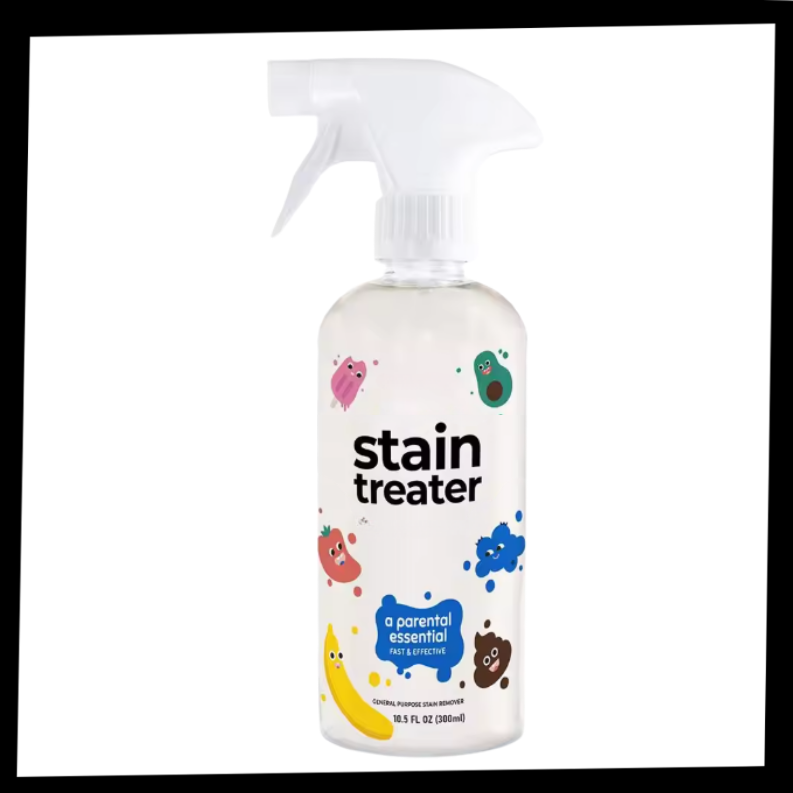 Spray de limpeza a seco da The Hate Stains Co. para remoção de manchas, produto de lavanderia compacto e eficiente.