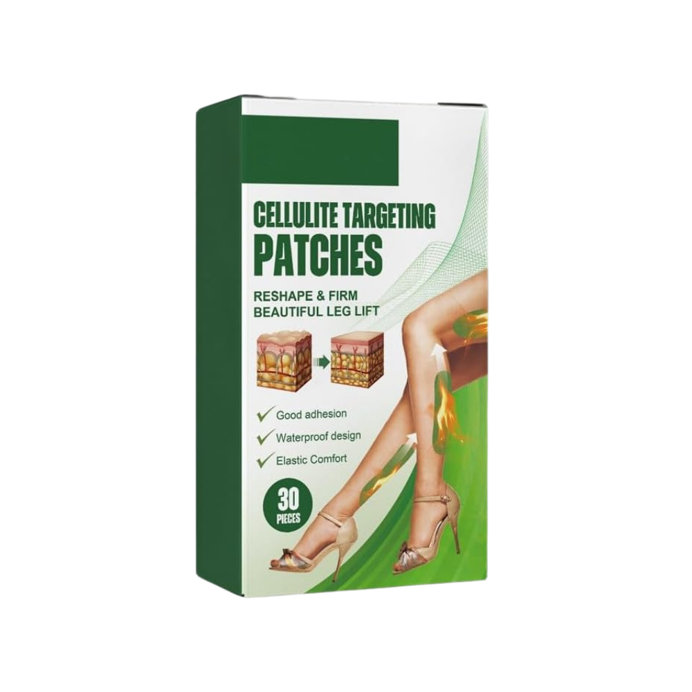 Patches de cosméticos Magideal para pele lisa, mostrados aplicados na pele com textura suave e uniforme.