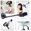 Suporte à mãos-livres para secador de cabelo Magideal, acessório para facilitar o cuidado e modelagem dos fios.
