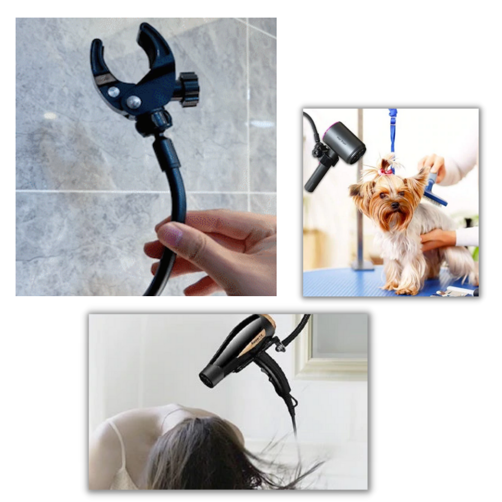 Suporte à mãos-livres para secador de cabelo Magideal, acessório prático para secagem e modelagem dos fios.