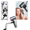 Suporte à mãos-livres para secador de cabelo Magideal, acessório para cuidado dos cabelos, fixado em bancada ou parede.