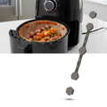 Clips magnéticos de silicone para Airfryer, acessório de cozinha da marca Haful, usados para prender papel vegetal na Airfryer.