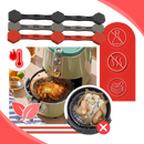 Clips magnéticos de silicone da Haful para Airfryer, acessório de cozinha para segurança e fácil manuseio.