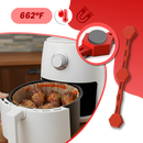 Clips magnéticos de silicone para Airfryer, utensílio de cozinha resistente ao calor, marca Haful, para segurar papel manteiga.