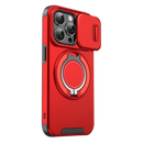 Capa magnética vermelha Mayzer para iPhone, proteção de telefone elegante com design resistente e compatível com carregamento sem fio.