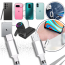 Cabo USB magnético Agptek para dispositivos eletrônicos, conectado a vários aparelhos com conexão flexível e prática